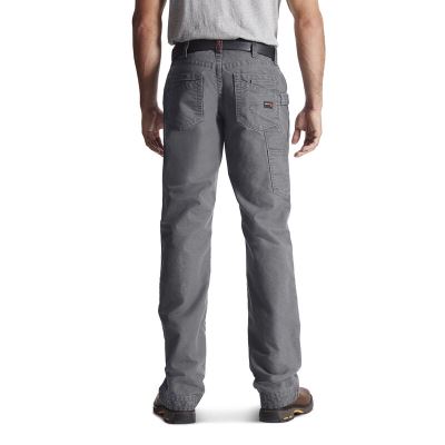 Ariat Work: FR M4 Low Rise Workhorse Boot Cut Pantalones Hombre - Gris (FMJAO6542)